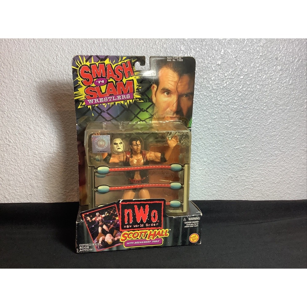 1999 WCW NWO Scott Hall Wrestling figure Smash Slam WWF WWE